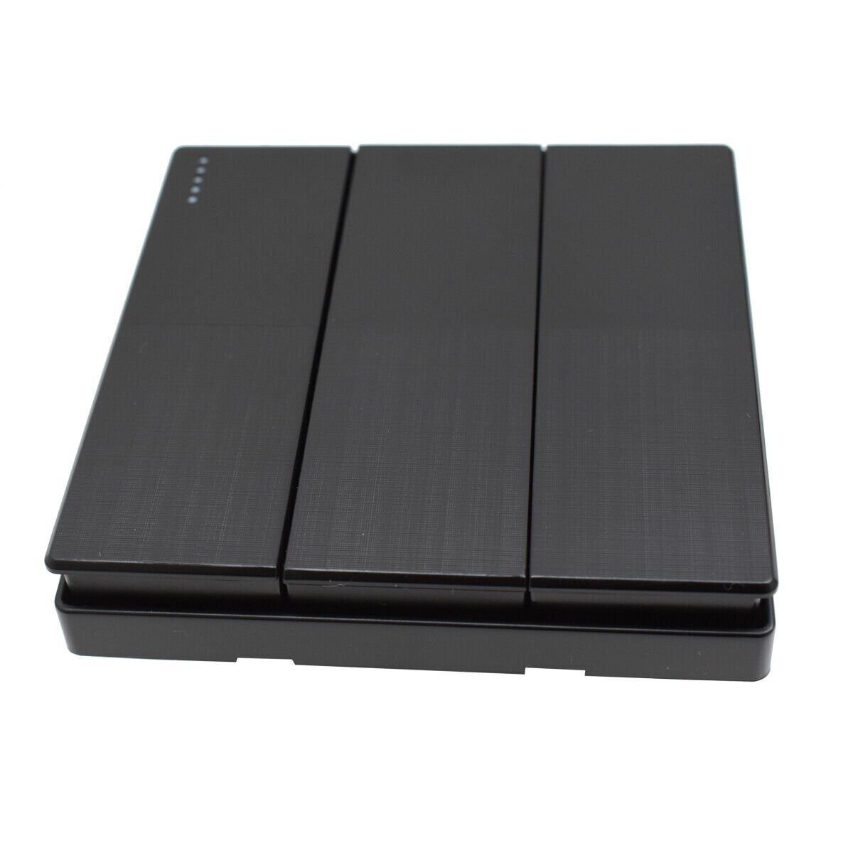 Luxury Two Tone Black 3gang 2way Switch